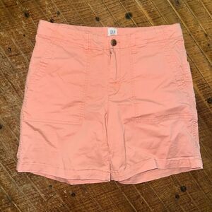 GAP High Waist Women's Shorts - Light Coral Pink
